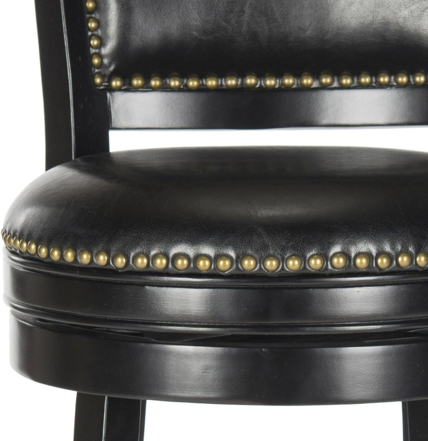 image:imageSafavieh Home Collection Lazzaro Sierra Brown 29inch Bar StoolBlack