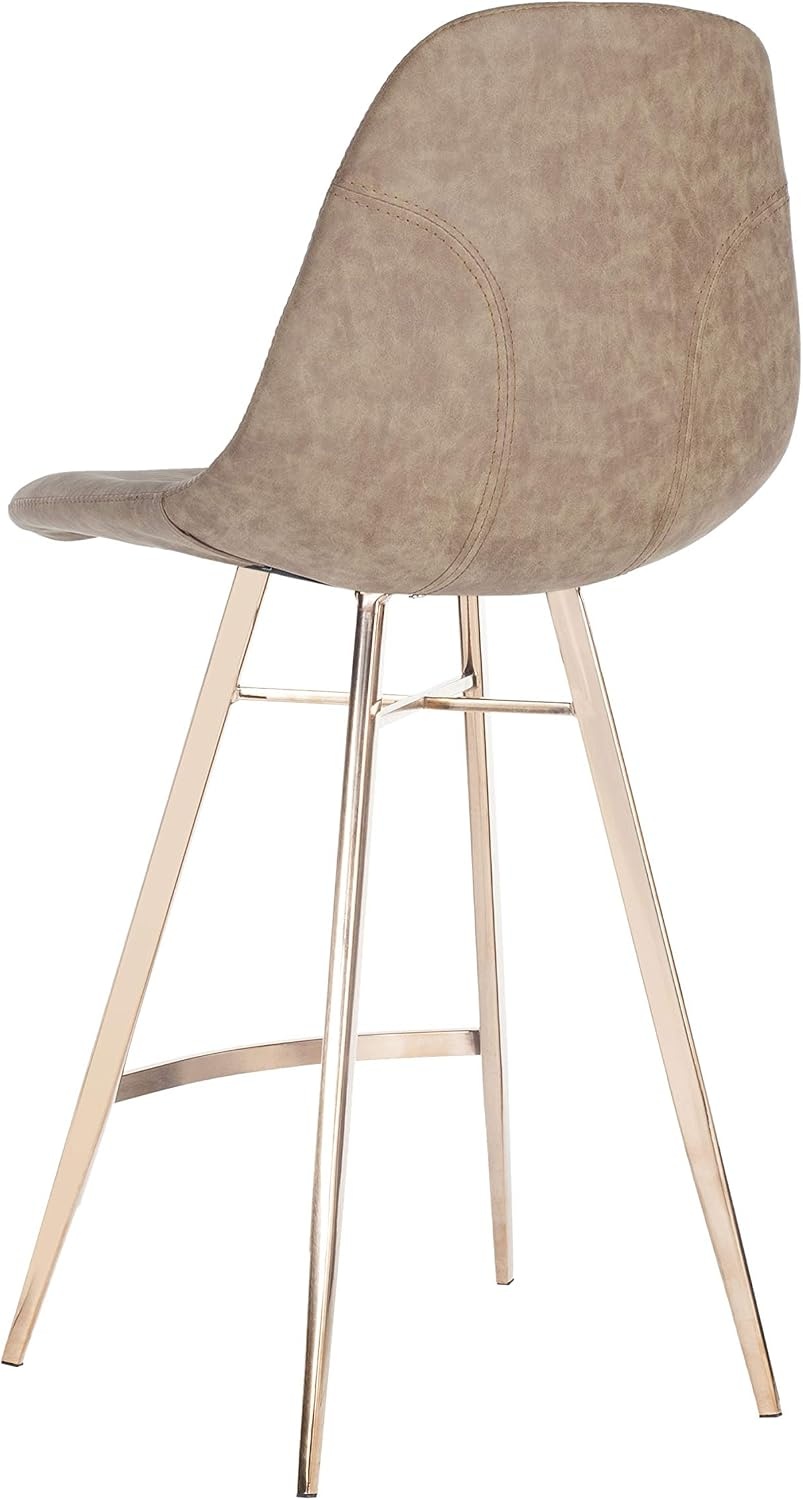 image:imageSafavieh Mathison Counter Stool BrownCopperBrown Copper