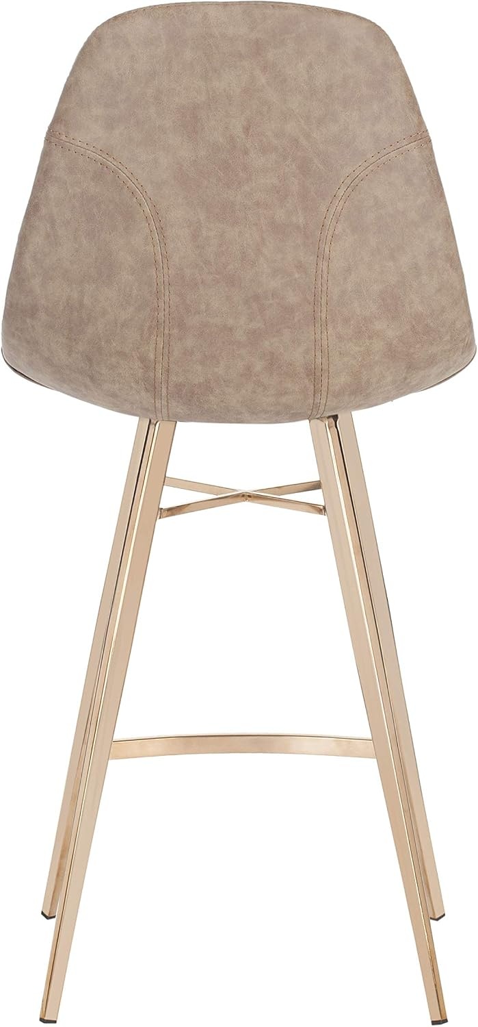 image:imageSafavieh Mathison Counter Stool BrownCopperBrown Copper