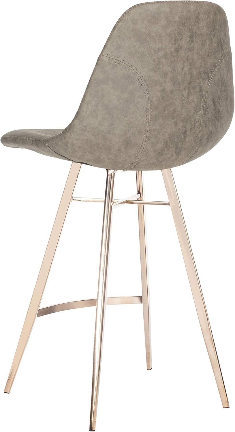 image:imageSafavieh Mathison Counter Stool BrownCopperTaupe Copper