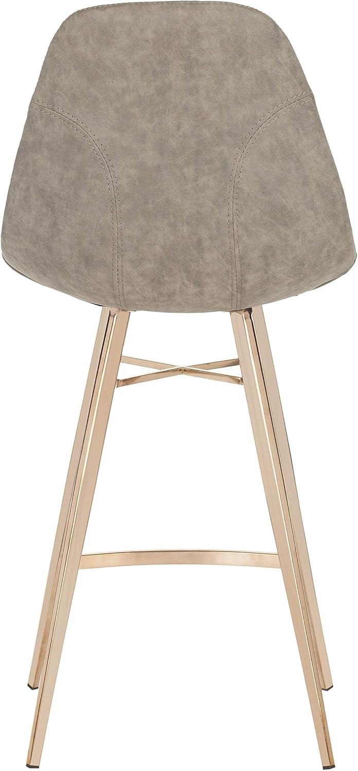 image:imageSafavieh Mathison Counter Stool BrownCopperTaupe Copper