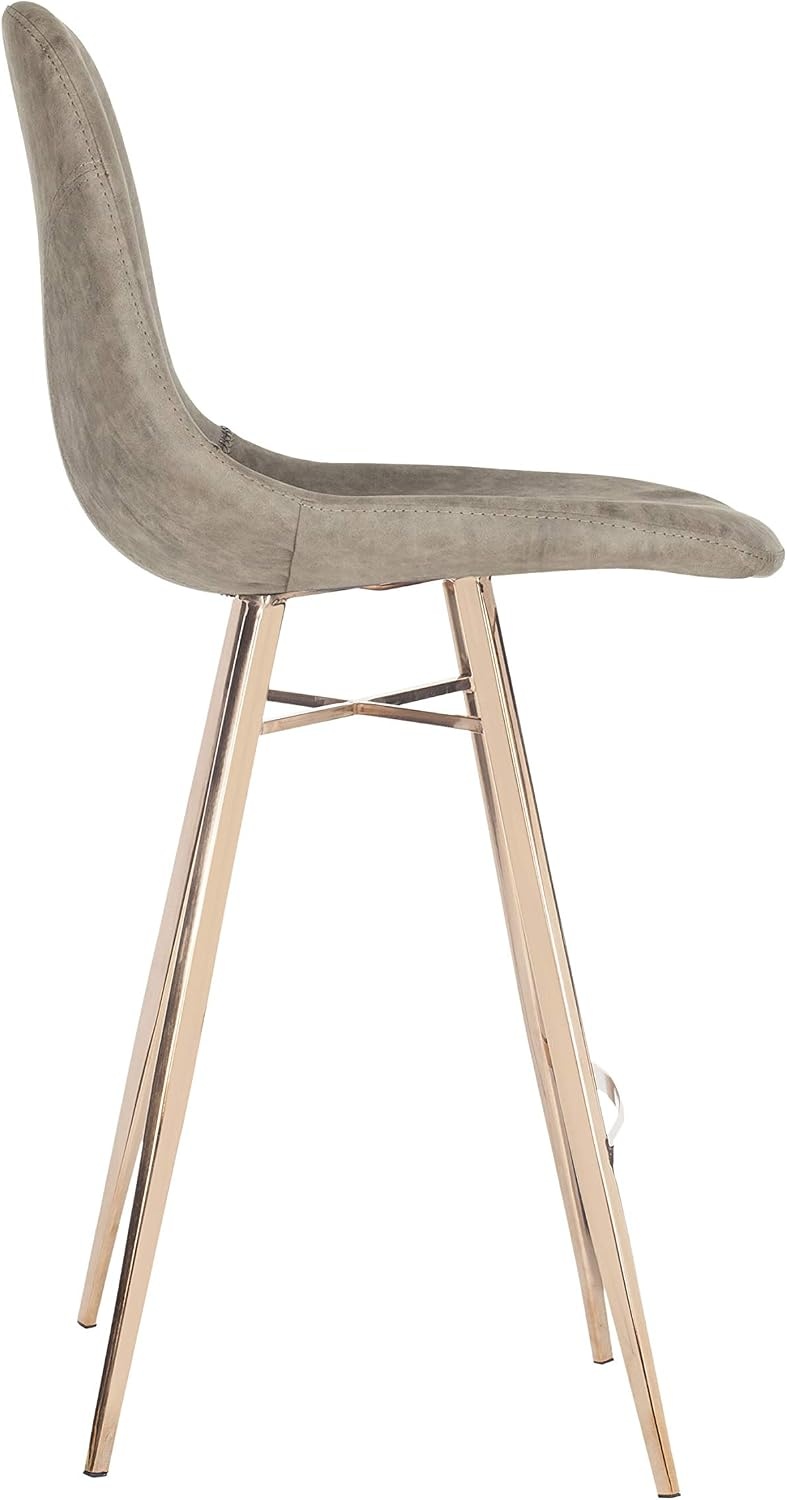 image:imageSafavieh Mathison Counter Stool BrownCopperTaupe Copper
