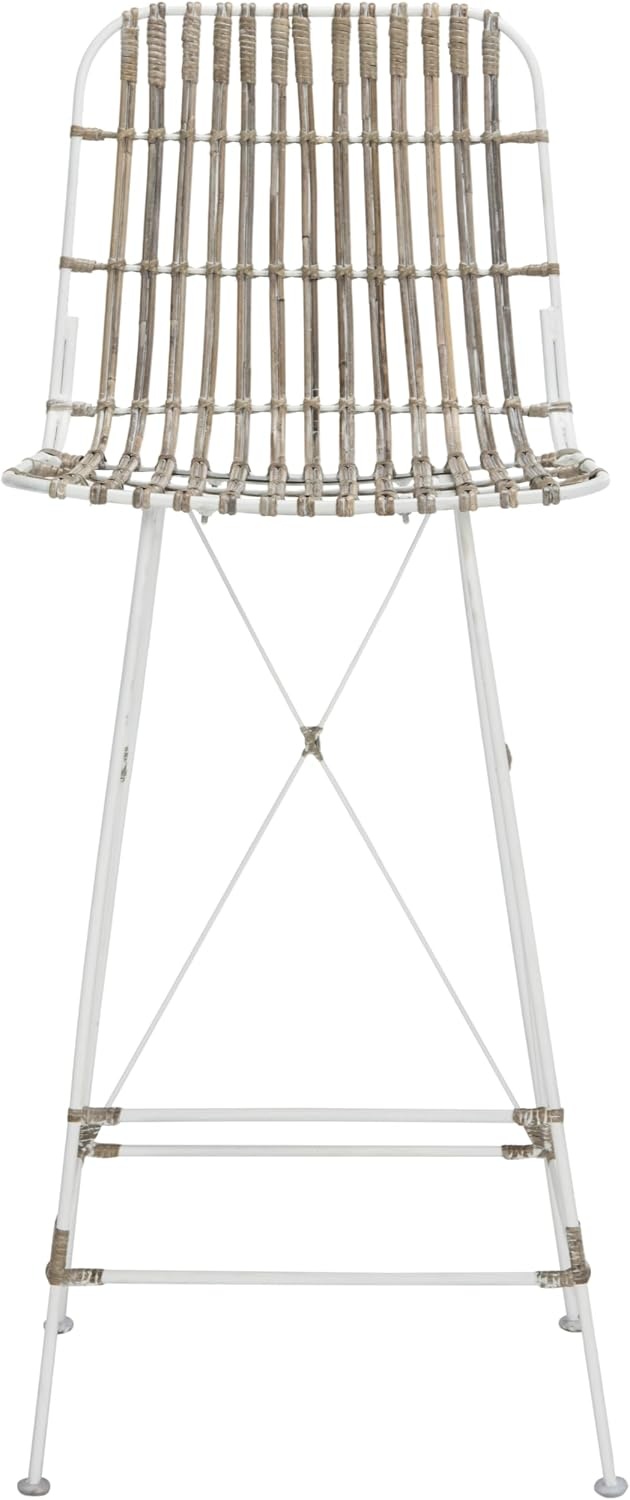 image:imageSafavieh Minerva Bar Stool ChocolateWhite White