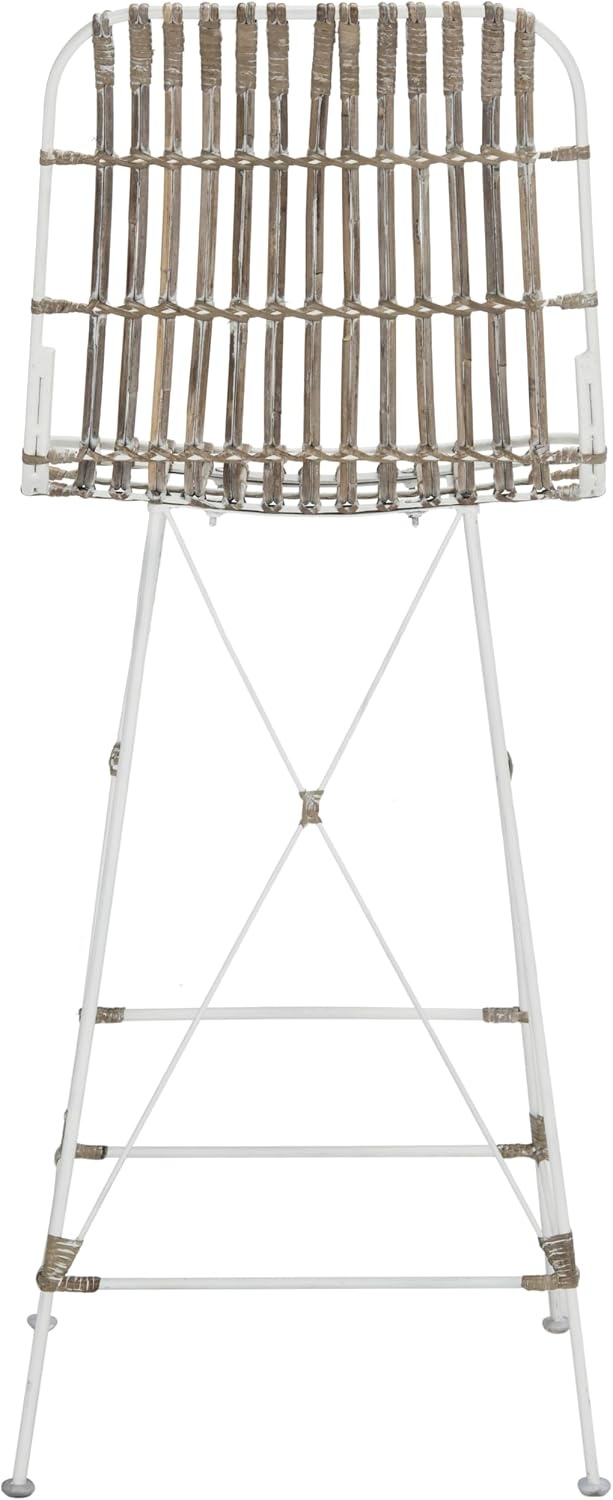 image:imageSafavieh Minerva Bar Stool ChocolateWhite White