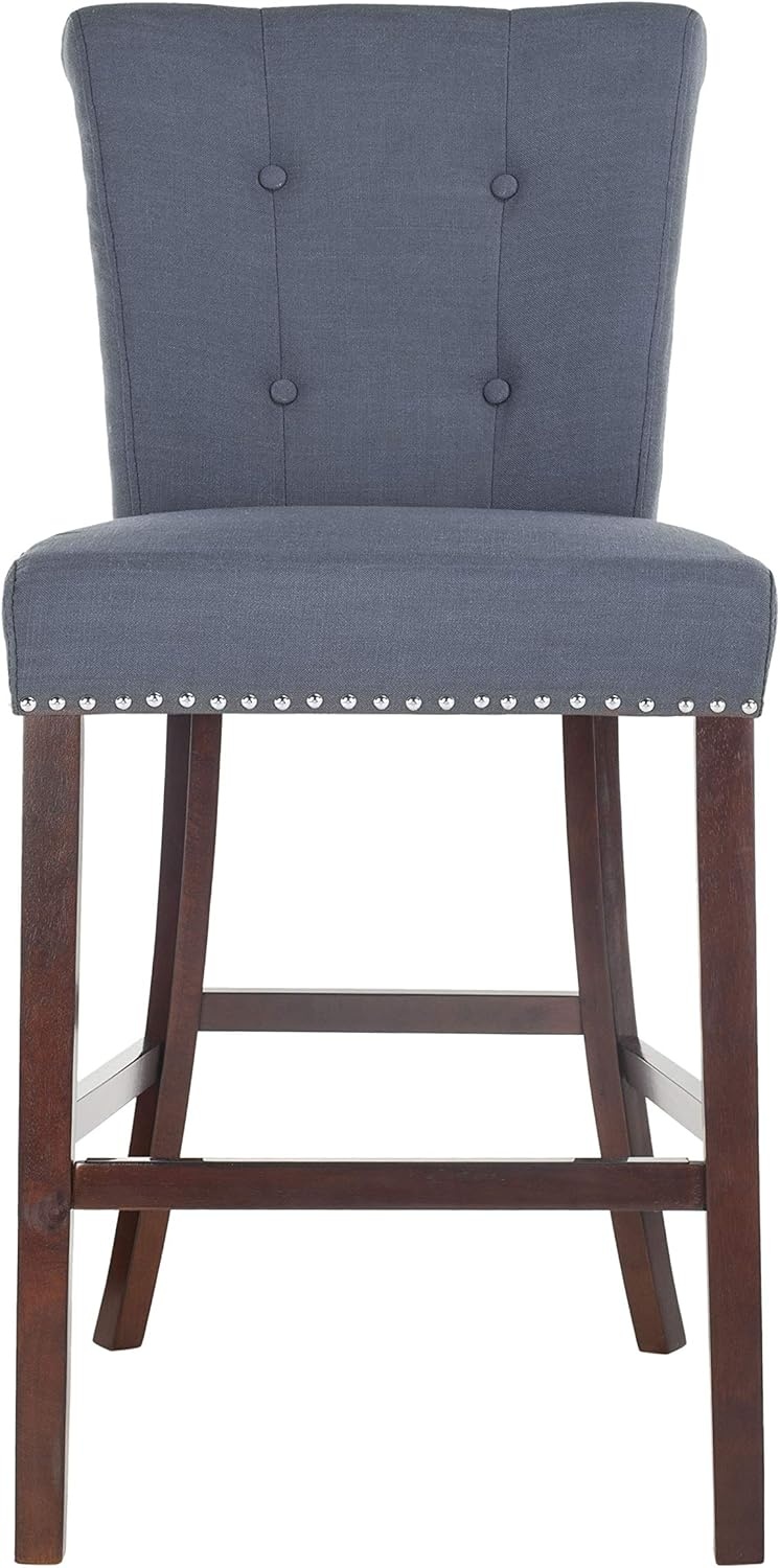 image:imageSafavieh Taylor Bar Stool Light GreyEspressoNavy Espresso