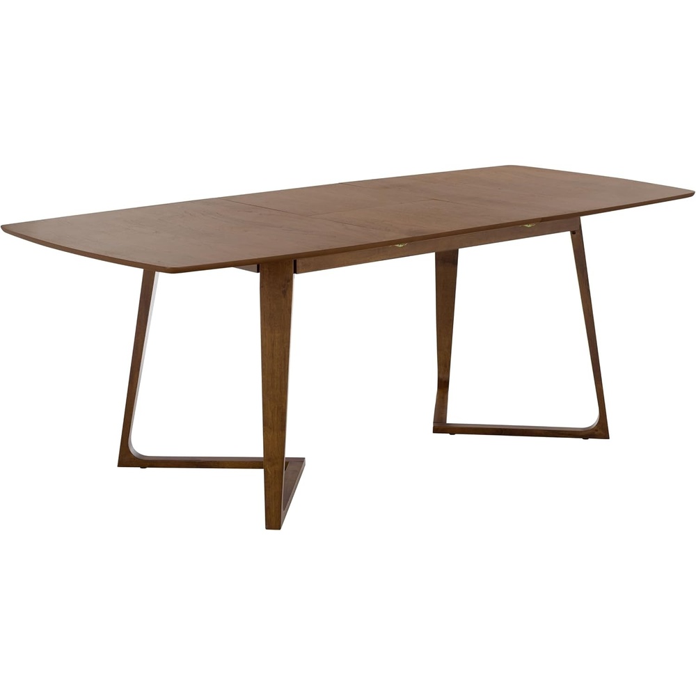 image:imageSAFAVIEH Furniture Alissa 63 83 Extendable Dining Table Walnut Wood Modern Expandable Dining Table Ideal for Dining Room Kitchen DTB4301AWalnut