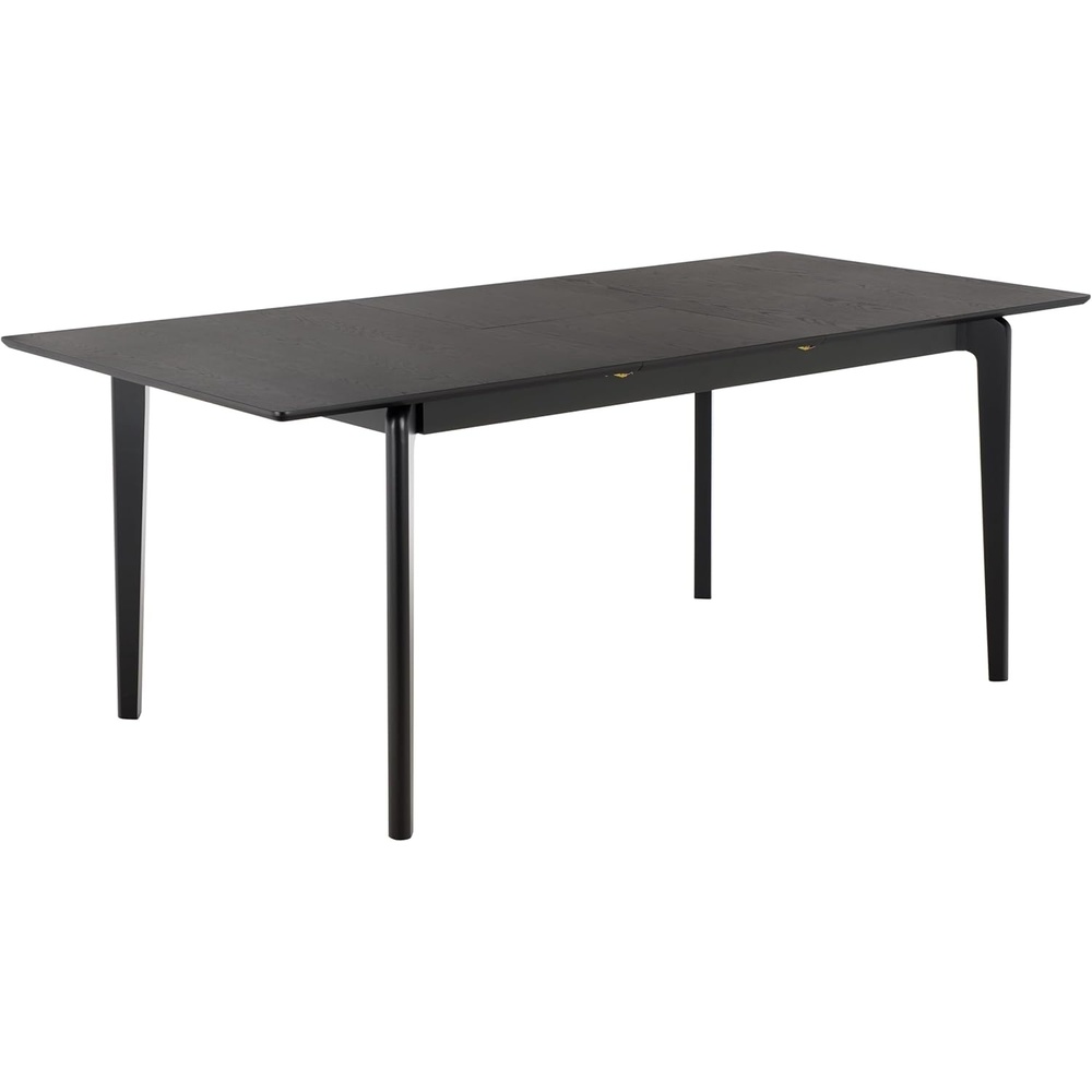 image:imageSAFAVIEH Furniture Hammis 59 76 Extendable Dining Table Black Solid Wood Fully Assembled Expandable Table for Dining Room amp Kitchen DTB4304ABlack