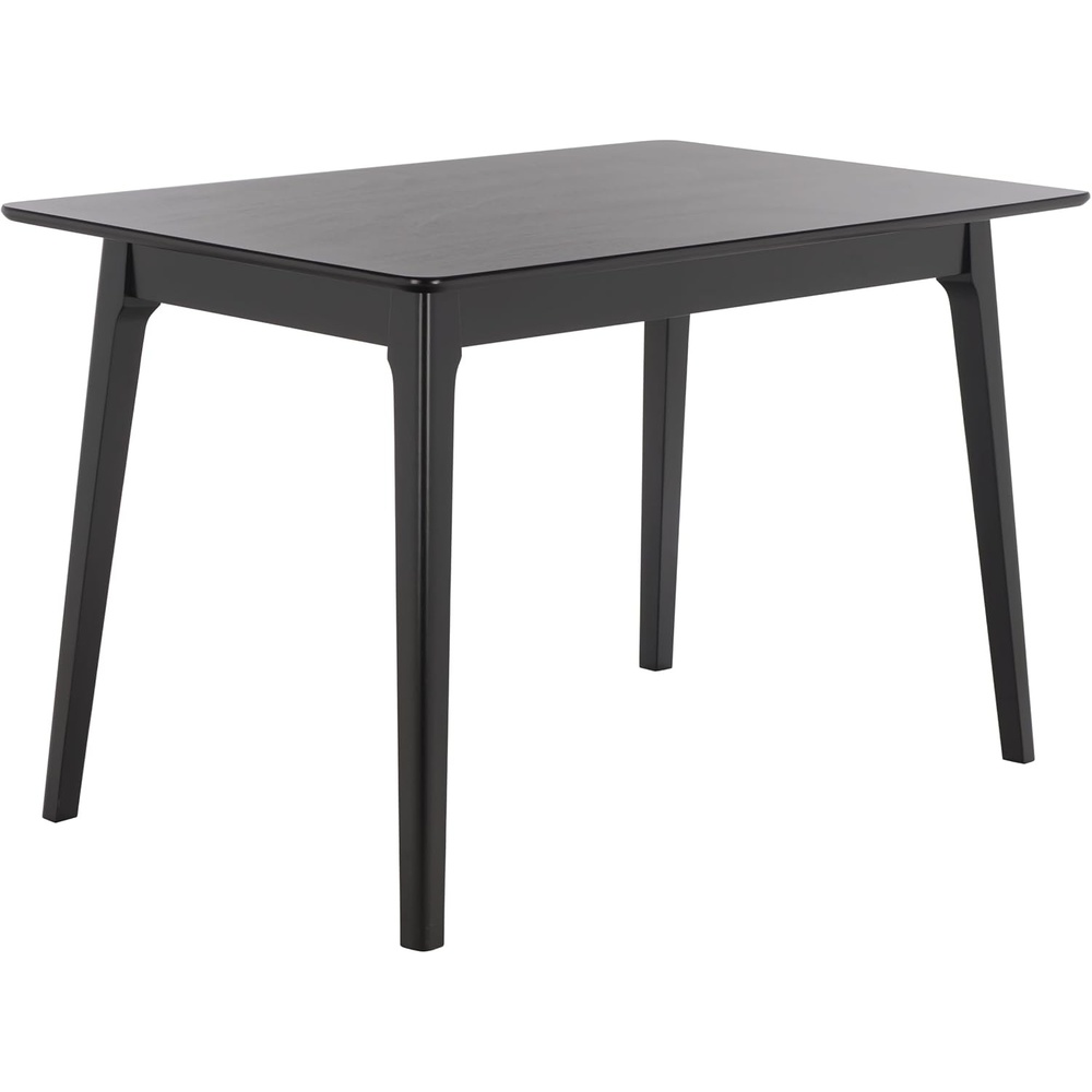 image:imageSAFAVIEH Home Collection Forus Black Rectangular Dining Table Classic Wood Design Seats up to 4 DTB1409BBlack