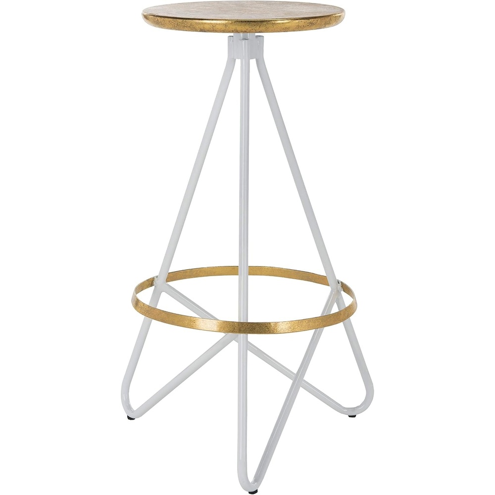 image:imageSafavieh Galexia Bar Stool GoldWhiteGold White