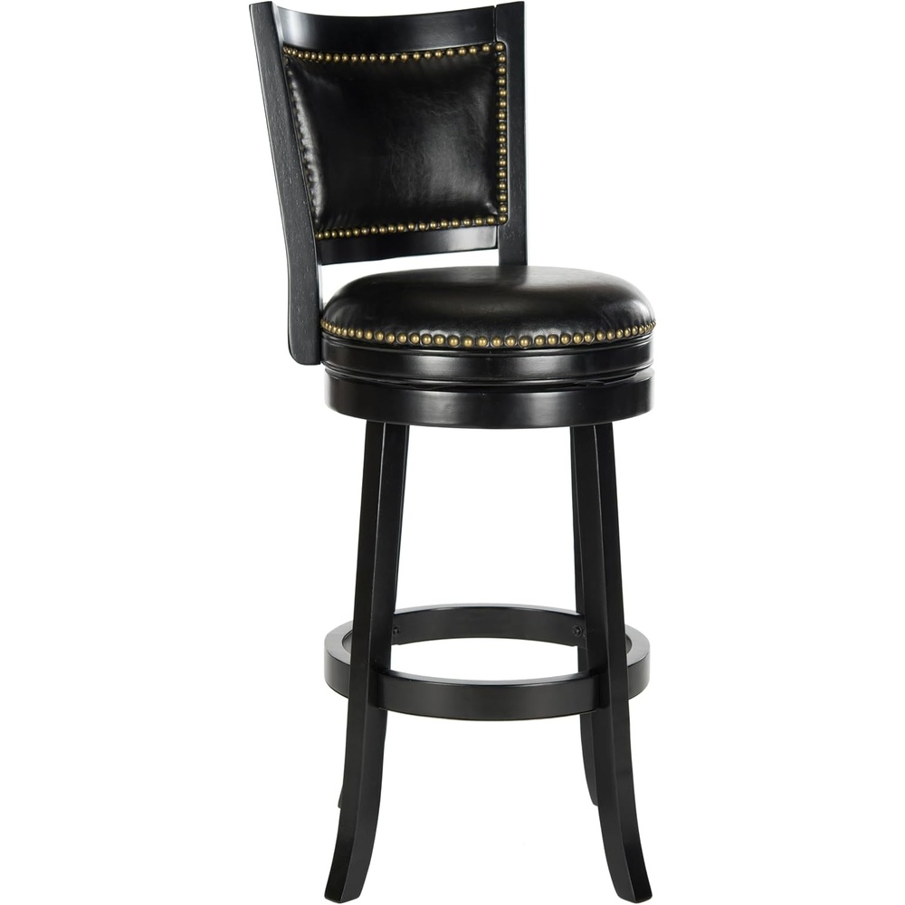 image:imageSafavieh Home Collection Lazzaro Sierra Brown 29inch Bar StoolBlack