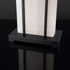 SAFAVIEH Couture Lighting Collection Fantasia Black/White Alabaster 28-inch Table Lamp (LED Bulbs Included)
