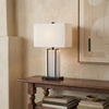 SAFAVIEH Couture Lighting Collection Fantasia Black/White Alabaster 28-inch Table Lamp (LED Bulbs Included)