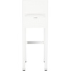 SAFAVIEH FOX5212A Collection Landry Black Indoor/Outdoor Bar Stool(White)