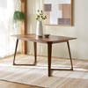 SAFAVIEH Furniture – Alissa 63″ – 83″ Extendable Dining Table – Walnut Wood – Modern Expandable Dining Table – Ideal for Dining Room, Kitchen (DTB4301A)(Walnut)