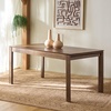 SAFAVIEH Furniture – Melo Dining Table – Walnut Wood Dining Table – Rectangular Kitchen & Dining Room Table, Fully Assembled, 65″ W x 35.4″ D x 30″ H (DTB4305A)(Walnut)