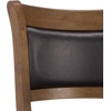 SAFAVIEH Furniture – Takado 29-Inch Swivel Bar Stool – Black Leather & Natural Solid Wood – Ideal for Kitchen, Dining Room, Bar Seating (BST5605A)(Black/Natural)