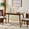 SAFAVIEH Furniture – Teru Rectangle Dining Table – Brown Solid Wood – Modern Dining Table – Ideal for Dining Room, Kitchen, 47.24″ W x 29.53″ D x 29.53″ H (DTB3600A)(Brown)