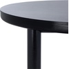 SAFAVIEH Home Collection – Detroitee Black Round Dining Table, Modern Wooden Design, Seats up to 4 (DTB6400B)(Black)