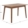 SAFAVIEH Home Collection – Forus Black Rectangular Dining Table, Classic Wood Design, Seats up to 4 (DTB1409B)(Walnut)