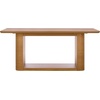 SAFAVIEH Home Collection – Howard Natural Oak Wood Dining Table, Modern Rectangle Pedestal Base, Contemporary Design (SFV7250A)(Natural)