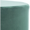 SAFAVIEH Home Collection Bohden Navy Velvet/Black 24-inch Round Kitchen Breakfast Nook Island Dining Pub Bar Stool(Malachite Green / Black)