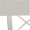 Safavieh American Homes Collection Zoey Black Stainless Steel Cross Back 39-inch Bar Stool(White)