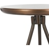 Safavieh Galexia Bar Stool, Gold/White(Antique Copper)