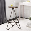 Safavieh Galexia Bar Stool, Gold/White(Antique Copper)