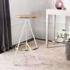 Safavieh Galexia Bar Stool, Gold/White(Gold / White)