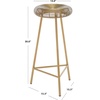 Safavieh Home Collection Addison Gold Wire Weaved 30-inch Bar Stool