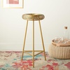 Safavieh Home Collection Addison Gold Wire Weaved 30-inch Bar Stool
