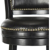 Safavieh Home Collection Lazzaro Sierra Brown 29-inch Bar Stool(Black)