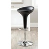 Safavieh Home Collection Shedrack Black Adjustable Swivel Gas Lift 23.2-31.7-inch Bar Stool(Black)