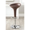Safavieh Home Collection Shedrack Black Adjustable Swivel Gas Lift 23.2-31.7-inch Bar Stool(Red)