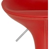 Safavieh Home Collection Shedrack Black Adjustable Swivel Gas Lift 23.2-31.7-inch Bar Stool(Red)