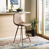 Safavieh Mathison Counter Stool, Brown/Copper(Brown / Copper)