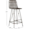Safavieh Minerva Bar Stool, Chocolate(Chocolate)