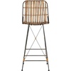 Safavieh Minerva Bar Stool, Chocolate(Natural / Black)