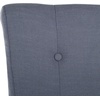 Safavieh Taylor Bar Stool, Light Grey/Espresso(Navy / Espresso)