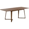 SAFAVIEH Furniture – Alissa 63″ – 83″ Extendable Dining Table – Walnut Wood – Modern Expandable Dining Table – Ideal for Dining Room, Kitchen (DTB4301A)(Walnut)