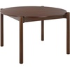 SAFAVIEH Furniture – Naomina Round Dining Table – Walnut Wood – Modern Round Dining Table – Ideal for Dining Room, Kitchen, 47.2″ W x 47.2″ D x 29.5″ H (DTB4303A)(Walnut)