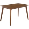 SAFAVIEH Furniture – Teru Rectangle Dining Table – Brown Solid Wood – Modern Dining Table – Ideal for Dining Room, Kitchen, 47.24″ W x 29.53″ D x 29.53″ H (DTB3600A)(Brown)
