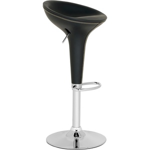 Safavieh Home Collection Shedrack Black Adjustable Swivel Gas Lift 23.2-31.7-inch Bar Stool(Black)