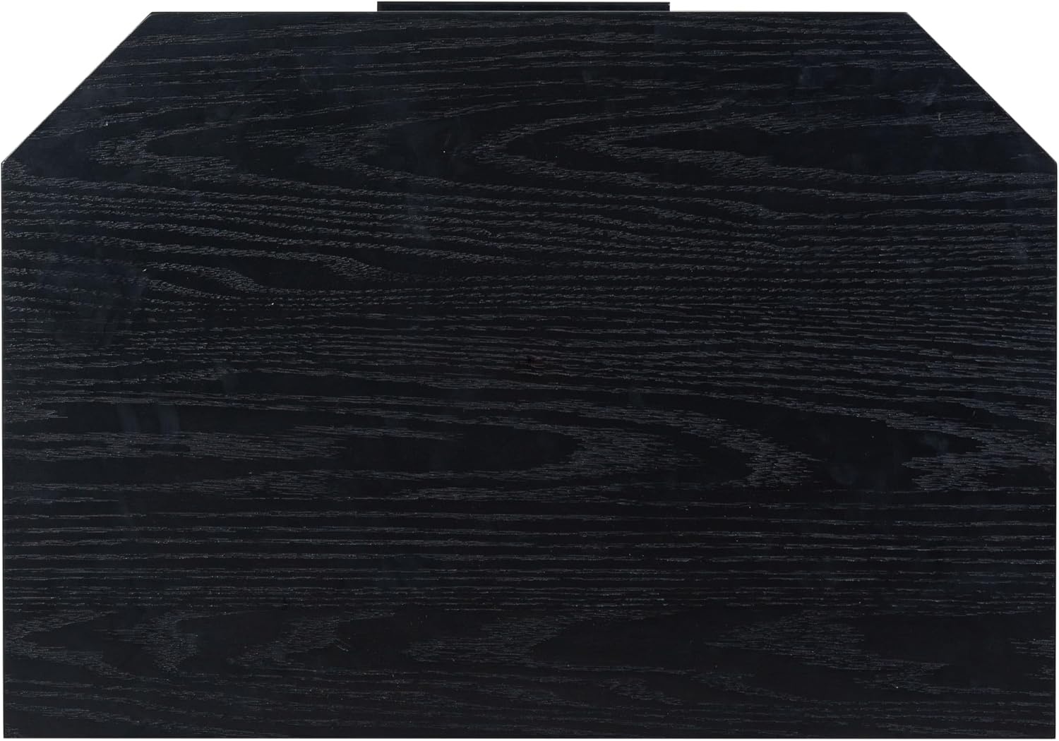 image:imageSAFAVIEH Couture Collection Aerilyn Black Curved Front 2Drawer Nightstand Fully AssembledBlack