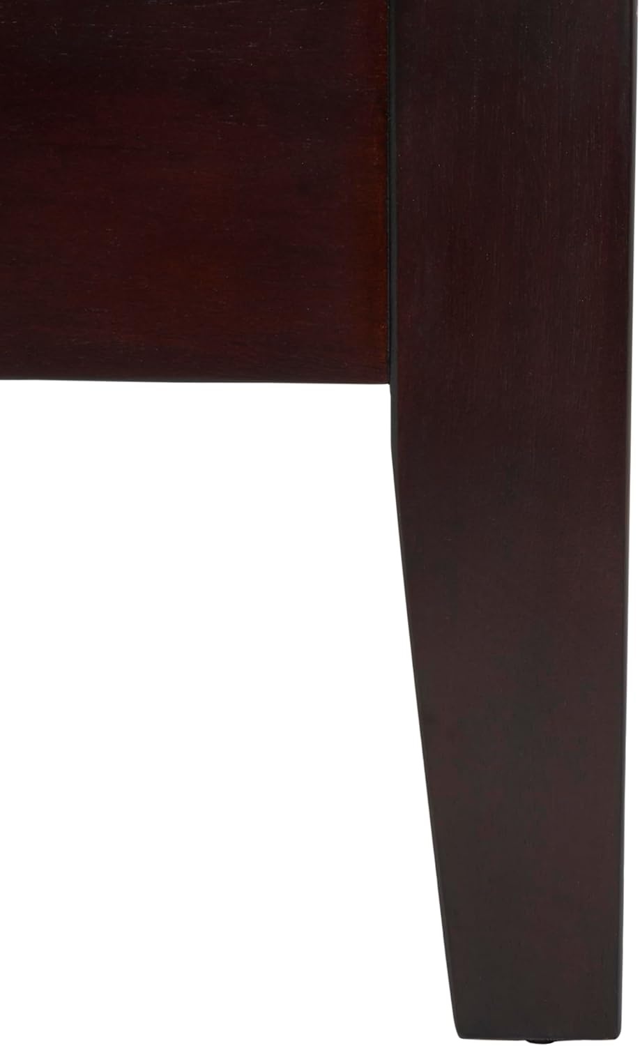 image:imageSAFAVIEH Couture Collection Alyson Espresso Solid Wood King Size Bed FrameEspresso