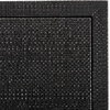 SAFAVIEH Couture Home Collection Ranger Faux Raffia 2-Drawer Nightstand, Black/Silver(Black / Silver)